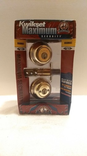 Kwikset maximum security - maximum,