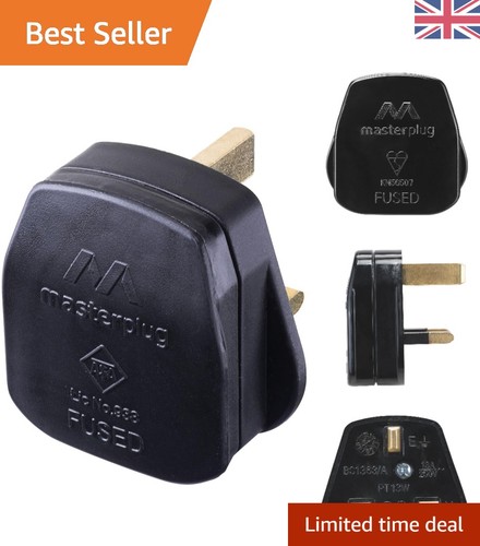 Rewireable moulded plug with - rewireable,