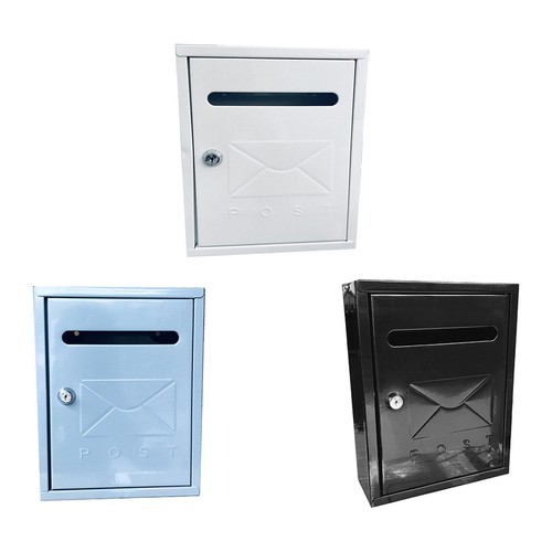 Locking wall mailbox - locking, outdoor