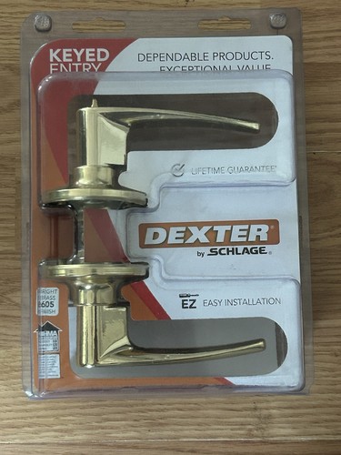 Dexter schlage bright - dexter, brass