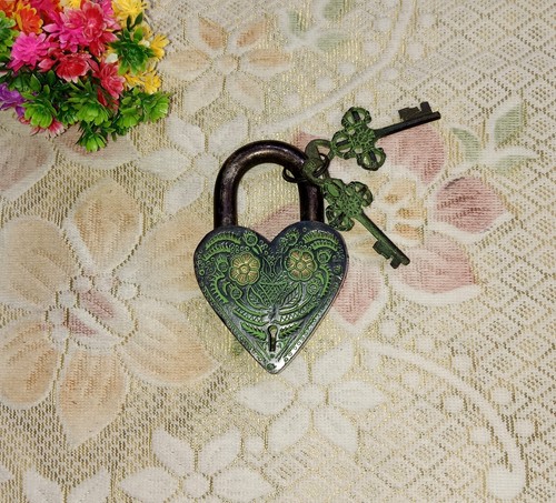 Heart shaped lock with keys - heart,