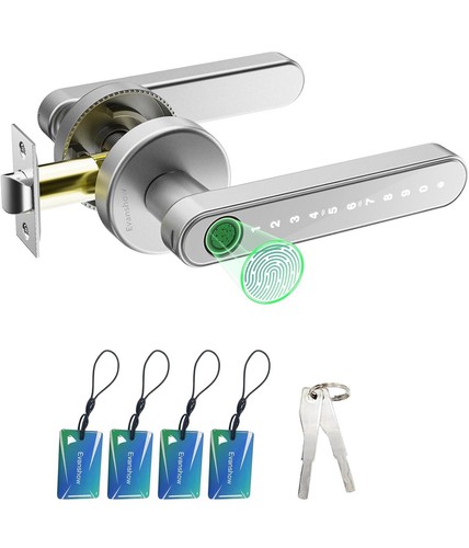 Fingerprint door lock - door,