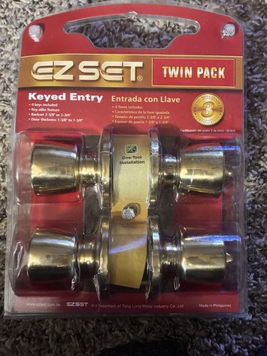 Set twin pack keyed entry - set,