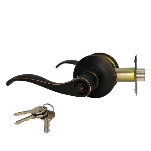 Lever door lock keyed cylinder - door,