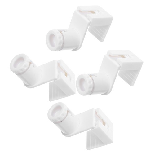 Reusable white plastic clamp - reusable,