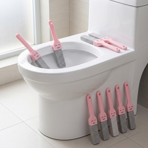 Pumice stone toilet brush - stone, for