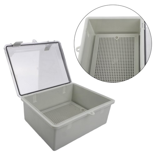 Transparent junction box with - transparent,