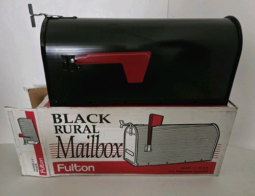 Vintage fulton mailbox - fulton, 1c