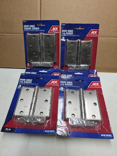 Door hinges satin nickle - door,