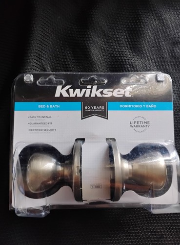 New kwikset bed - bath, door