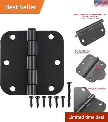 Durable matte black iron - 3.5",