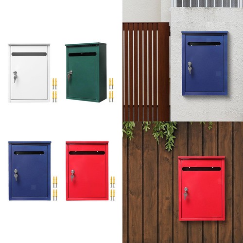 Wall mount lockable mailbox - wall,