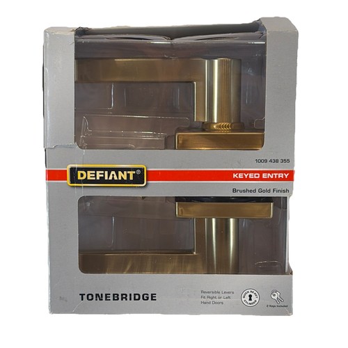 Tonebridge brushed gold - gold, keyed