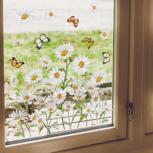 Static window clip - clip, flowers