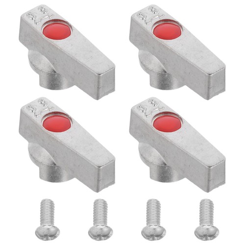 4pcs silver zinc - 4pcs,