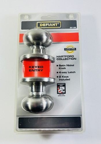 Defiant keyed entry door knob - entry,