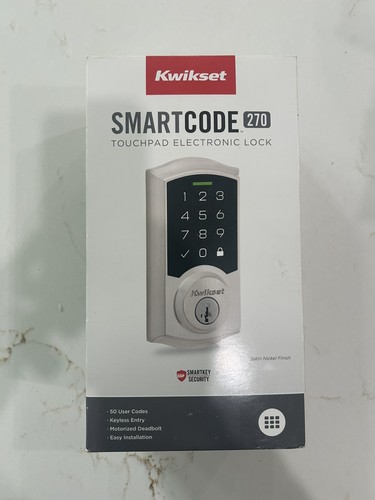 Kwikset smartcode 270 satin - smartcode,