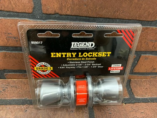 Front door knob entry - knob, lockset