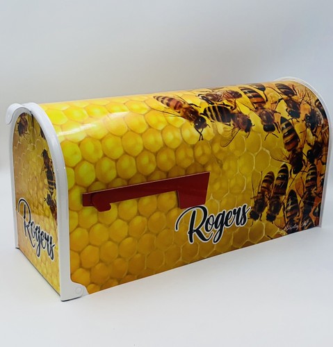 Honey bees custom mailbox - custom,