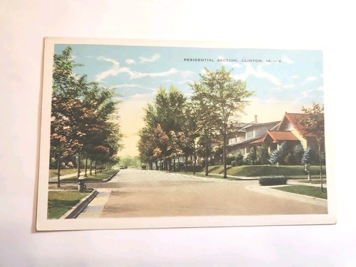 Postcard vintage residential - postcard,