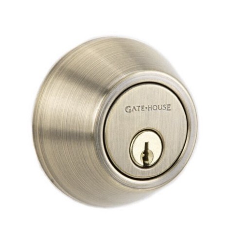 Gatehouse antique bronze key - antique,