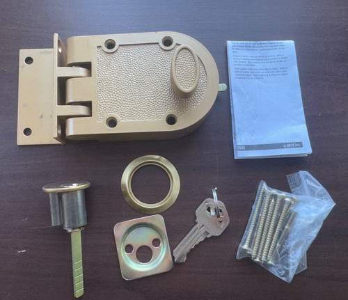 Kwikset brass lock single - kwikset,