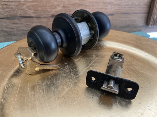 Rubbed bronze schlage plymouth - schlage,