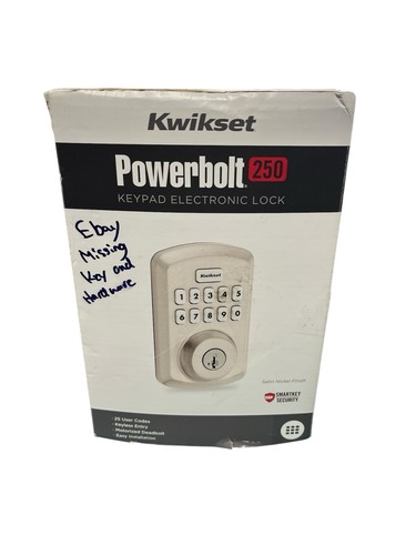 Kwikset powerbolt 250 satin - kwikset,