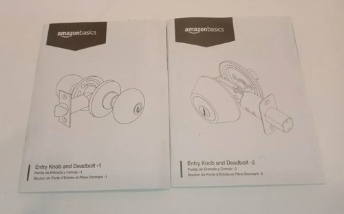 Entry knob and deadbolt - knob,