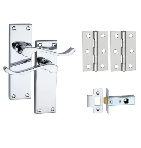 Victorian scroll lever latch - scroll,
