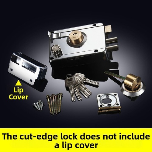 Stainless steel door lock - steel,