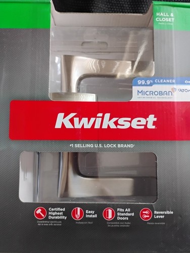 Kwikset hall closet - hall/closet, door