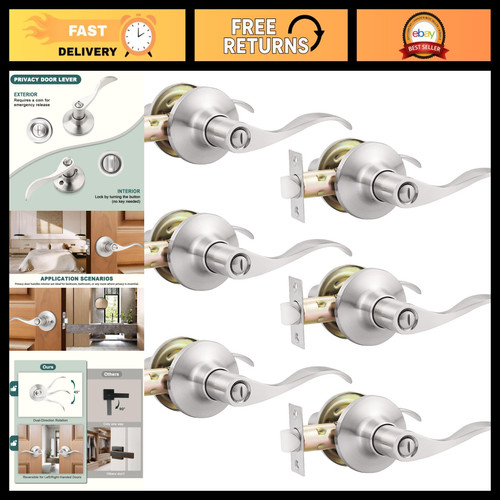 Pack privacy door levers - 6,