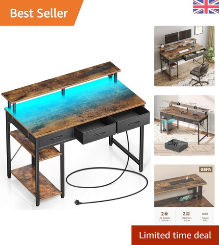 Large 120cm study - desk, with