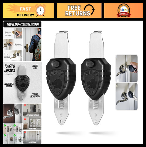Portable door lock for - lock,