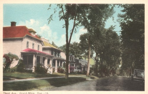 Vintage postcard third avenue - vintage,