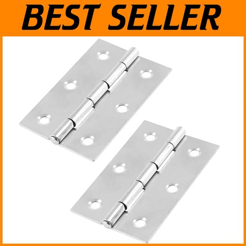 Pack silver butt hinges - butt, w/