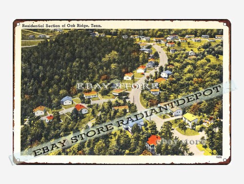 Tin sign 1930s 40s residential - tin, 1930s-40s