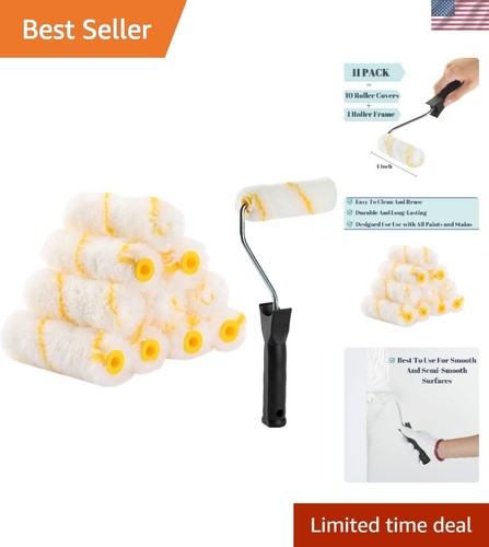 Bates inch paint roller with - 4,