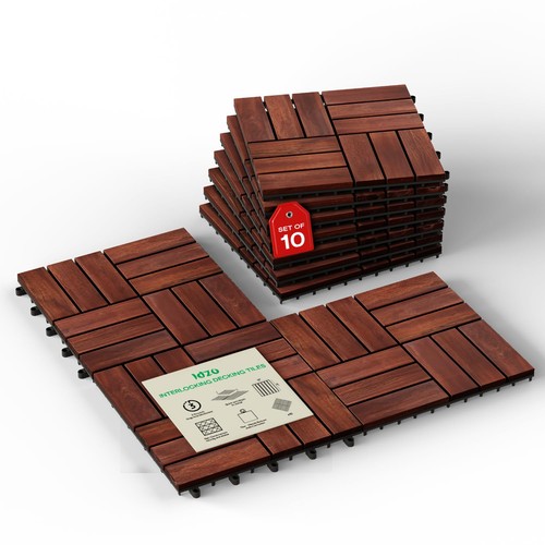 Interlocking deck tiles - deck, 9.6