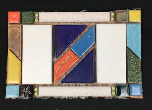 Handmade tile mosaic panel - handmade,