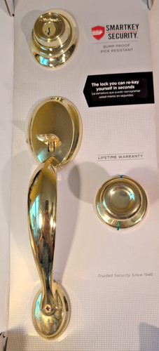 Door handleset dakota polished - door,