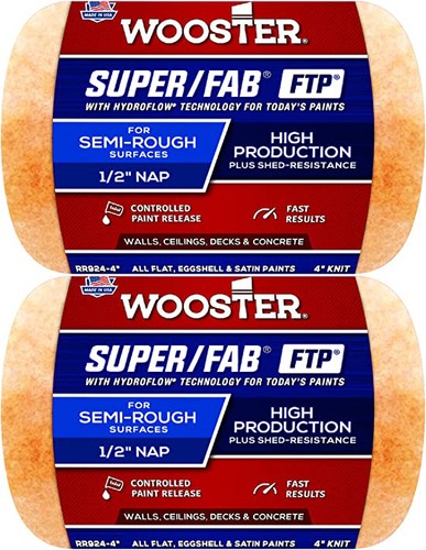 Wooster genuine super fab - genuine, 4"