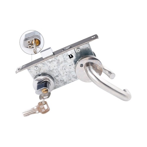Stainless steel fire door - door, lock
