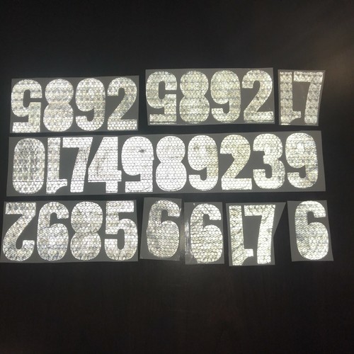 Reflective numbers for house - numbers,