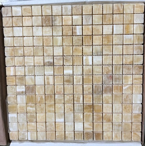 12x12 mosaic honey onyx stone - 12x12,