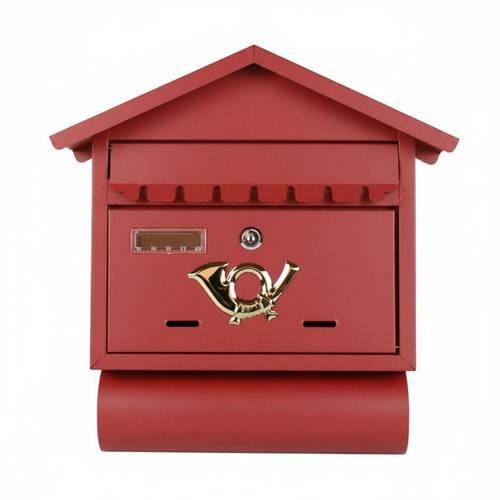 Wall mounted mailbox lockable - mounted,