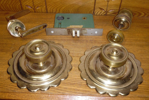Fancy brass doorknobs - fancy, &