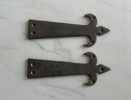 Vintage cast iron hand - iron, forged