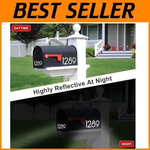 Reflective number stickers for - number,